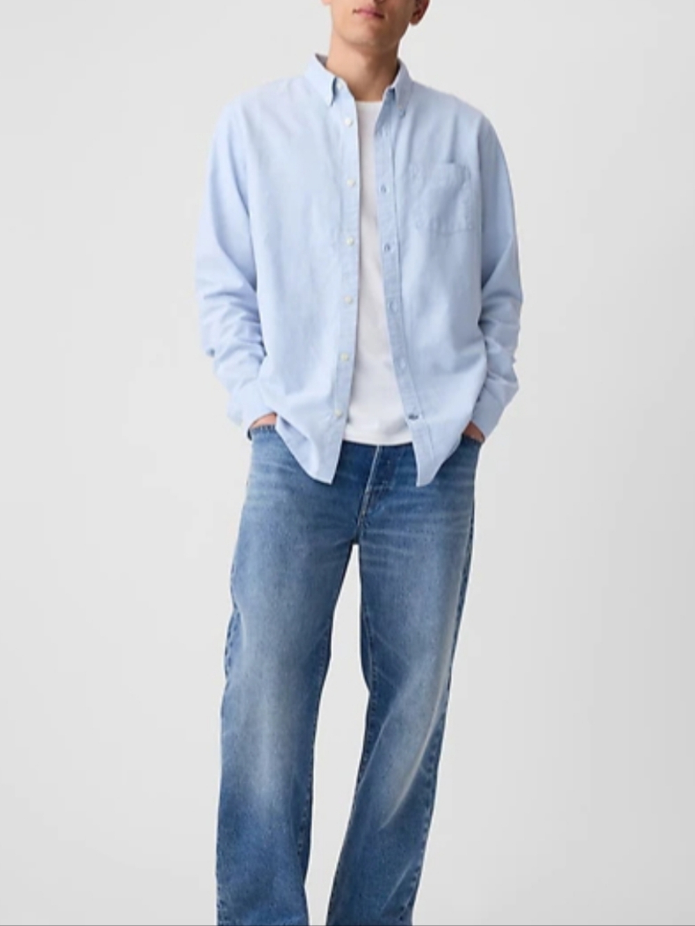 GAP Classic Cotton Button-Down Oxford Shirt #3523
